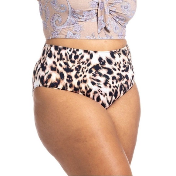 NWT ArteSands Swim Mondrian Reversible Bikini Bottom Size 20 - Picture 3 of 3